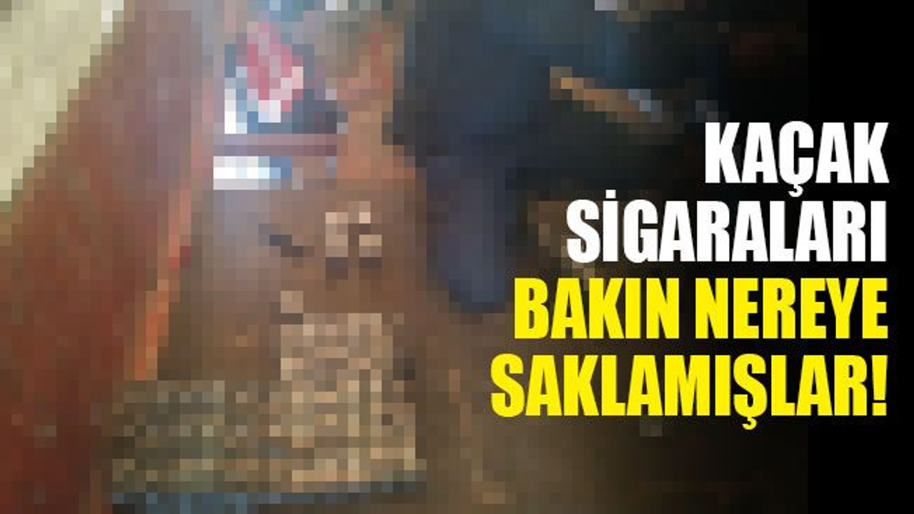 Kocaeli'de durdurulan TIR’lardan 2900 paket kaçak sigara çıktı