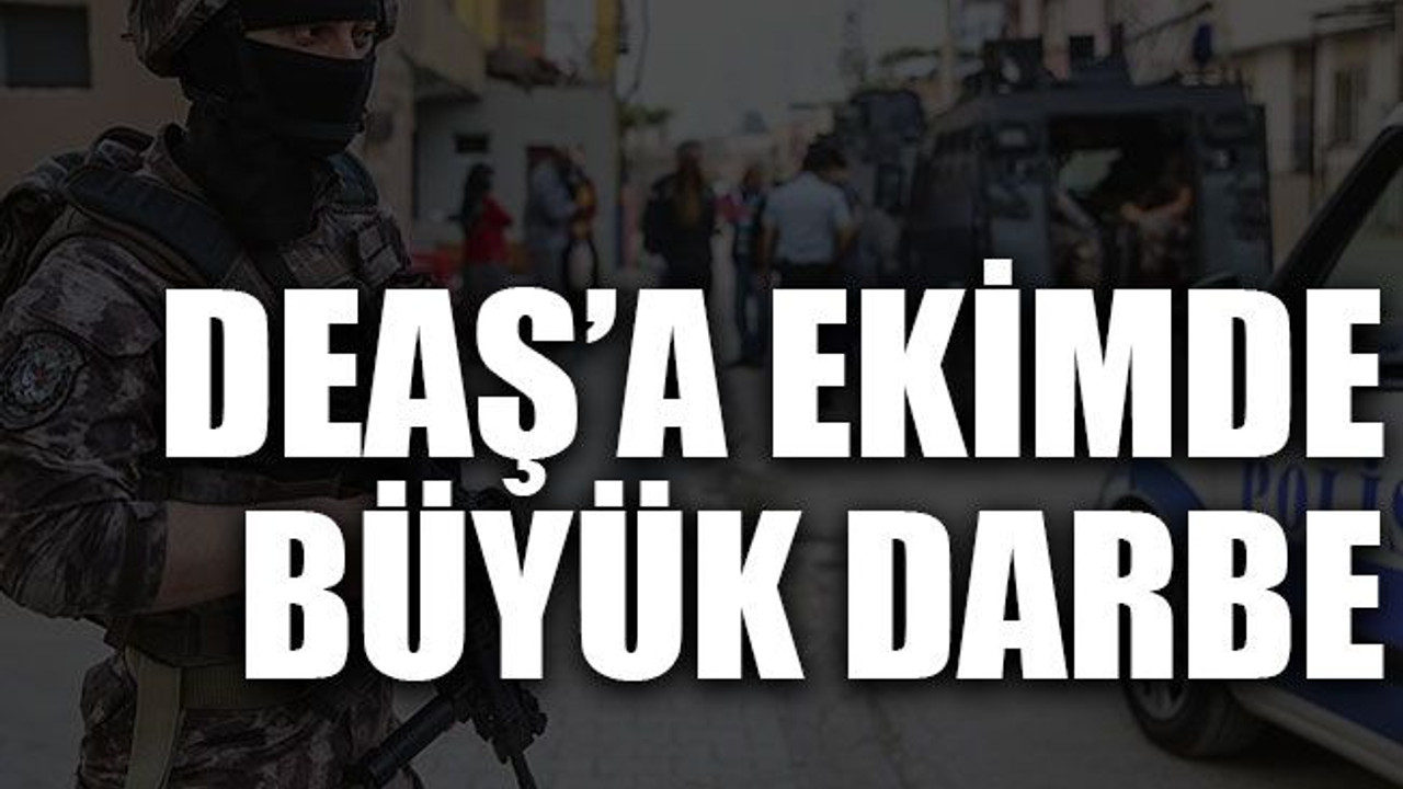 DEAŞ’a ekimde büyük darbe