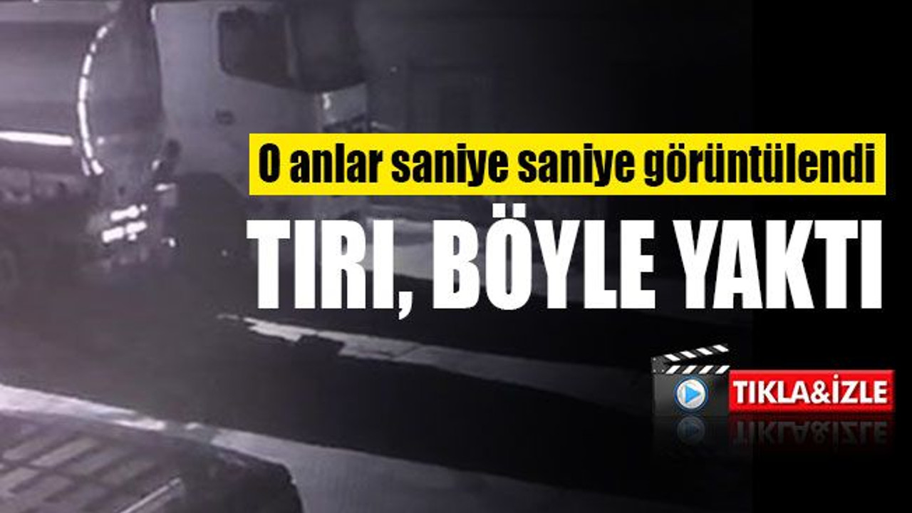 Kocaeli'deki kundaklama, kameralara yansıdı...