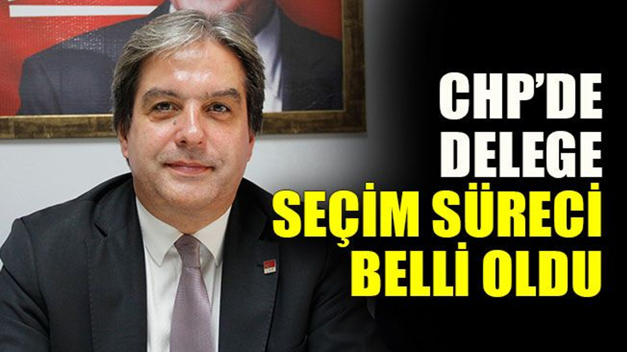 CHP’de delege seçim süreci belli oldu