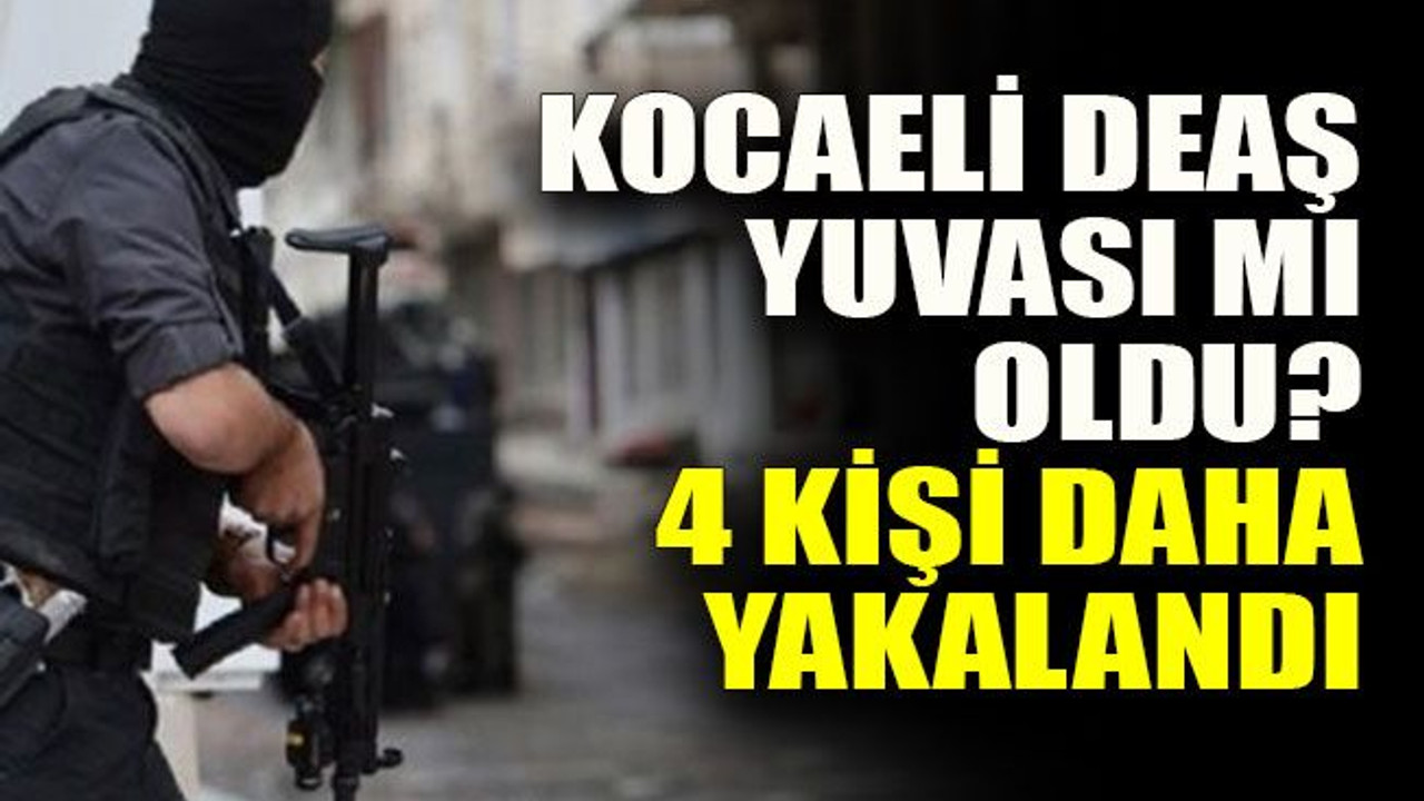 Kocaeli DEAŞ yuvası mı oldu? 4 kişi daha yakalandı