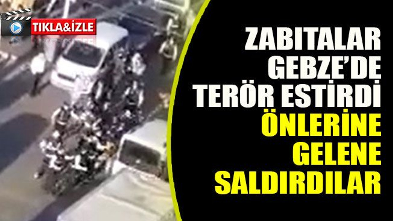 Zabıtalar Gebze’de terör estirdi önlerine gelene saldırdılar