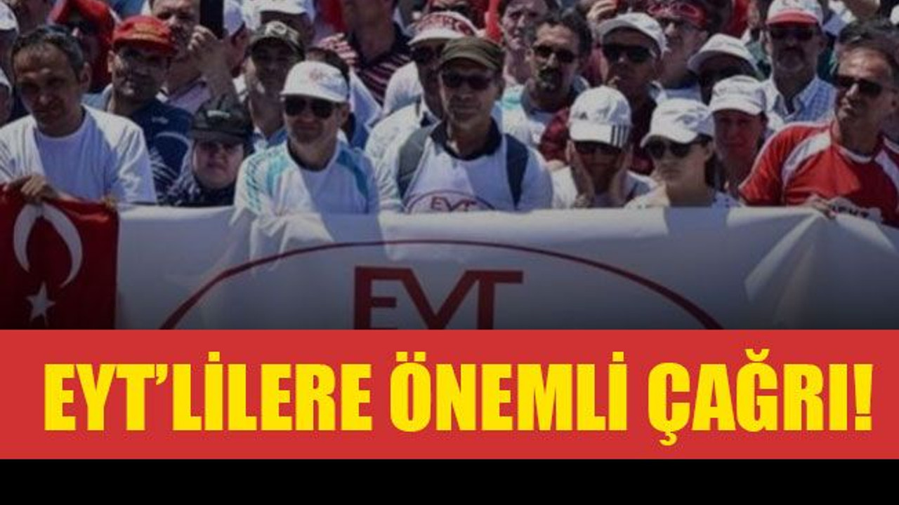 EYT’lilere önemli çağrı!