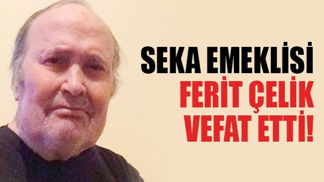 Seka emeklisi Ferit Çelik, vefat etti!