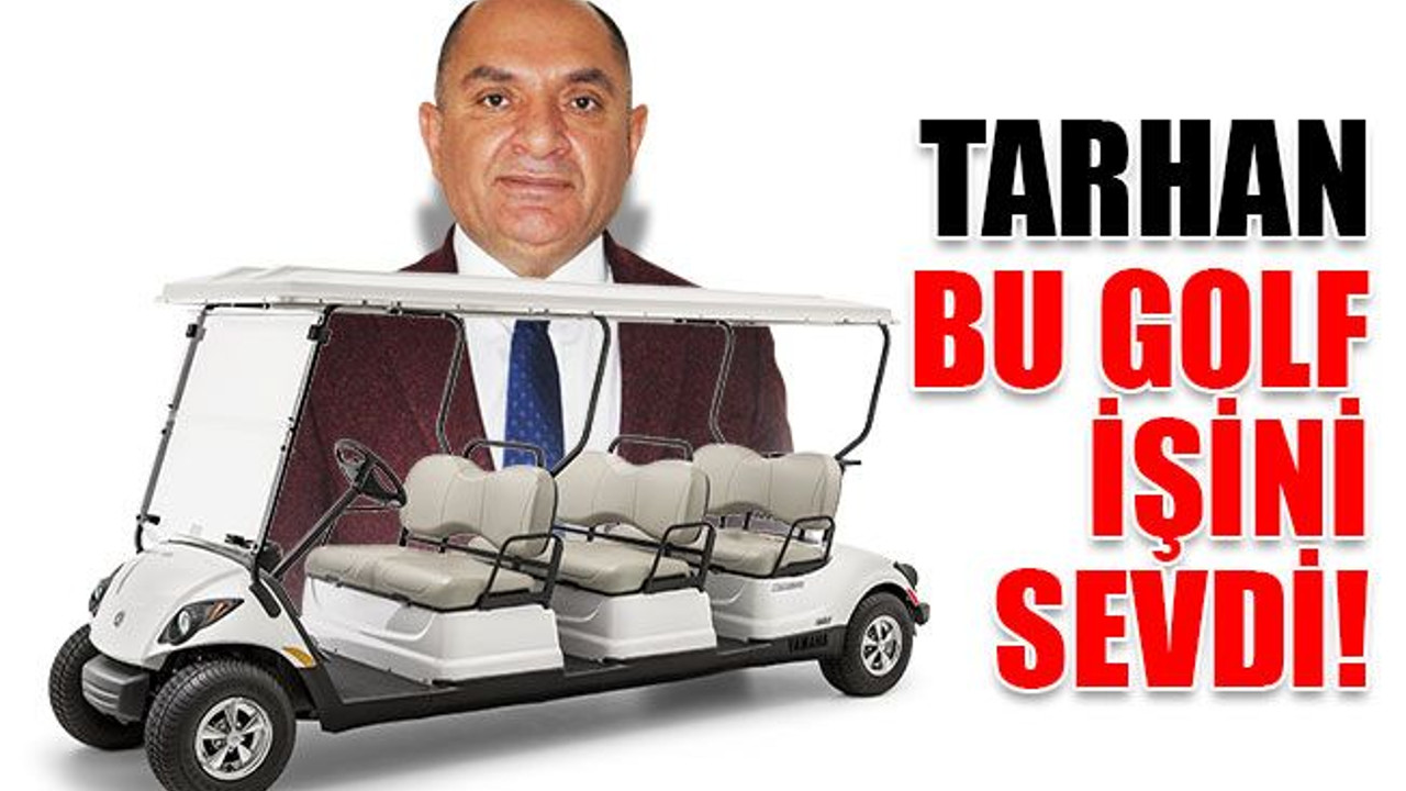 Tarhan, bu golf işini çok sevdi!