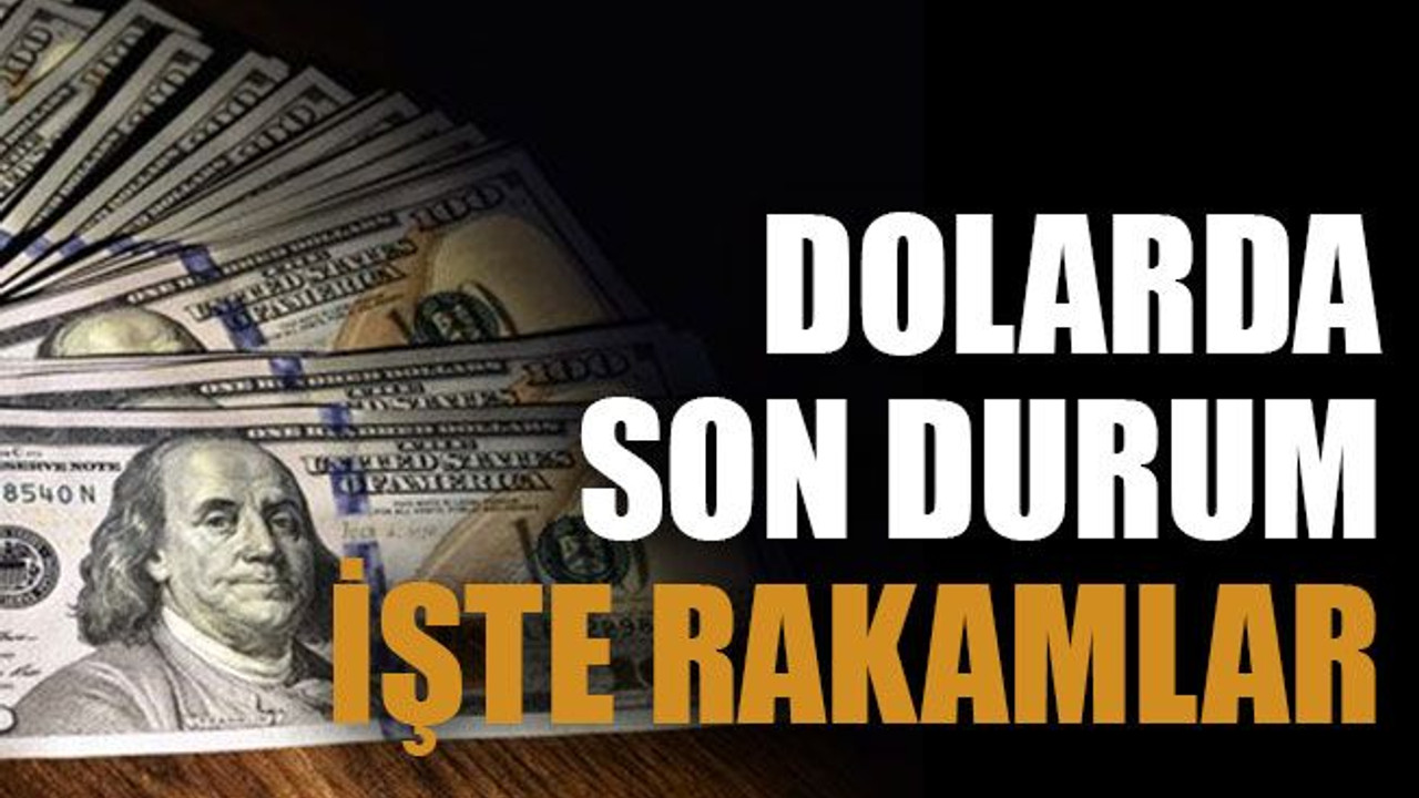 Dolarda son durum işte rakamlar