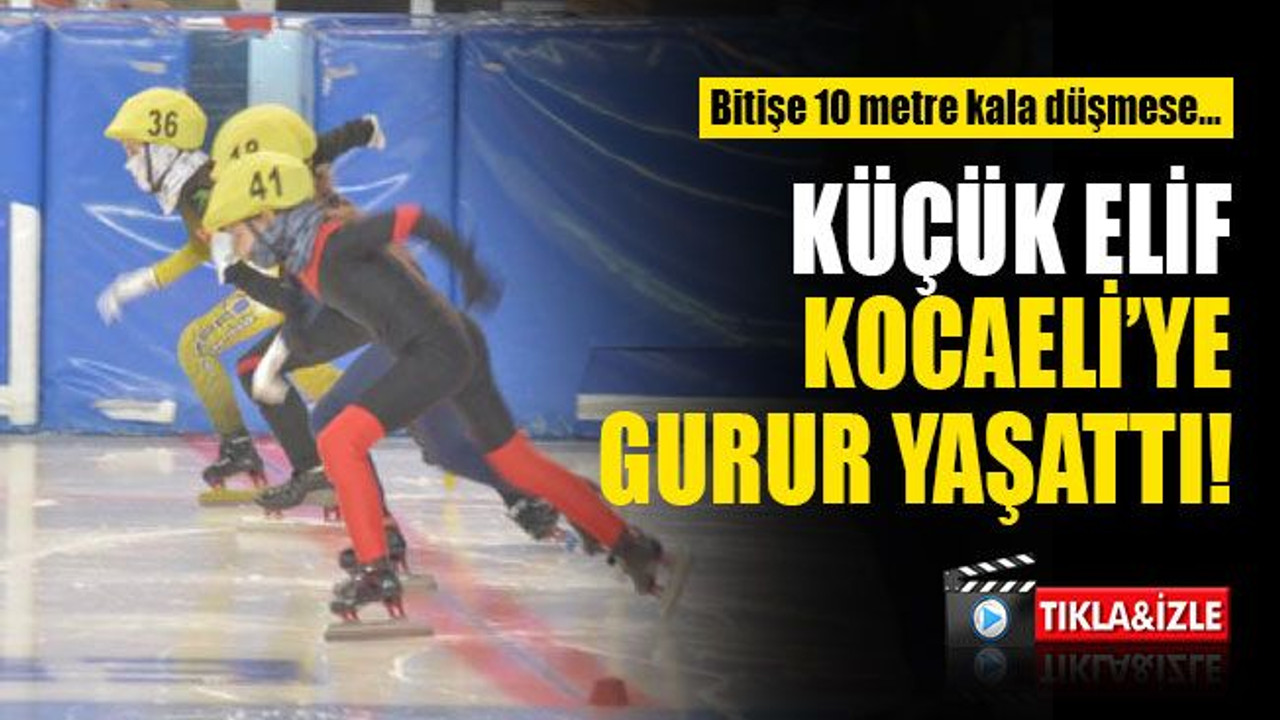 Bitişe 10 metre kala düşse de Kocaeli’nin gururu oldu!