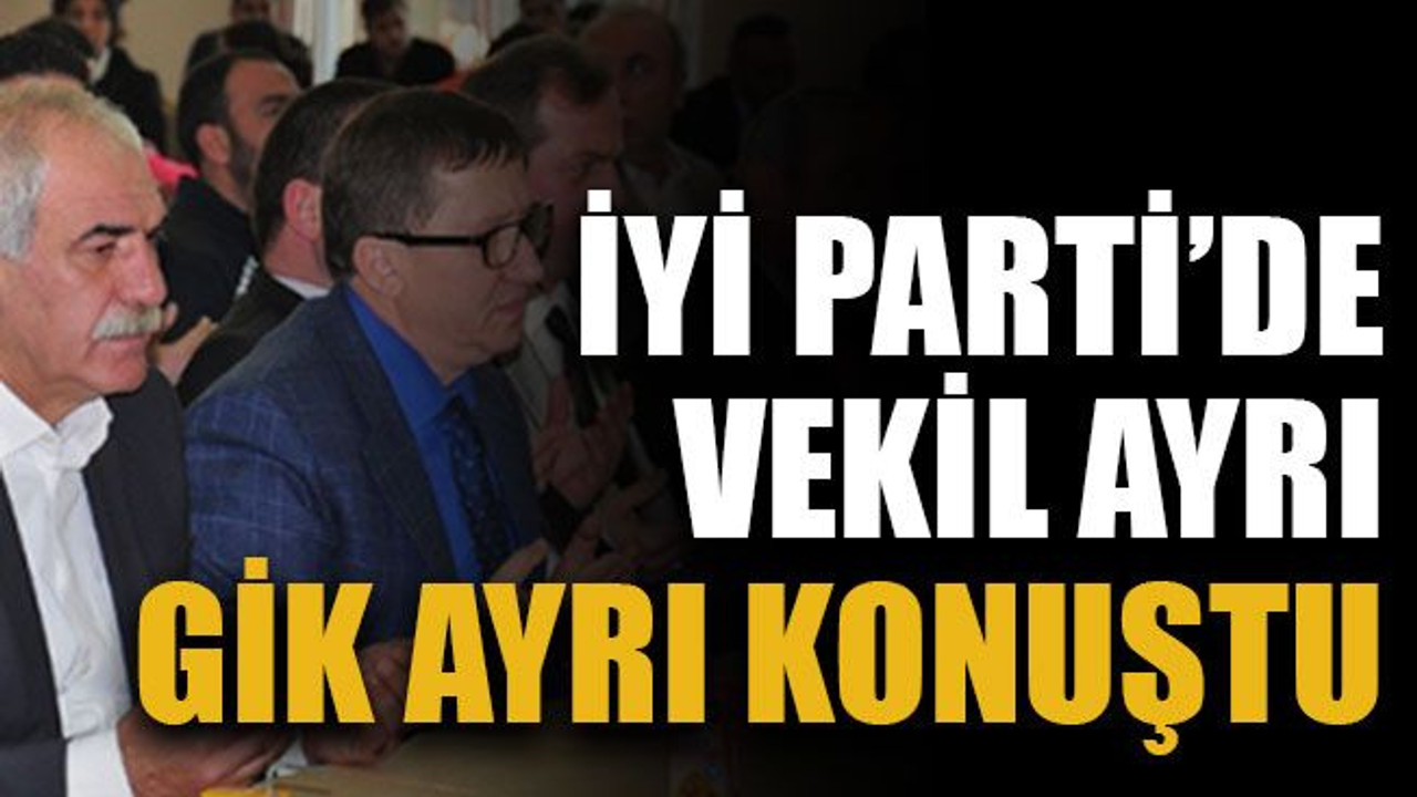 İYİ Parti’de vekil ayrı GİK ayrı konuştu