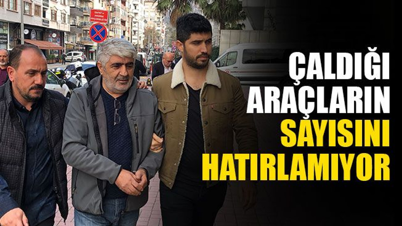 Çaldığı araçların sayısını hatırlamayan çete lideri yakalandı