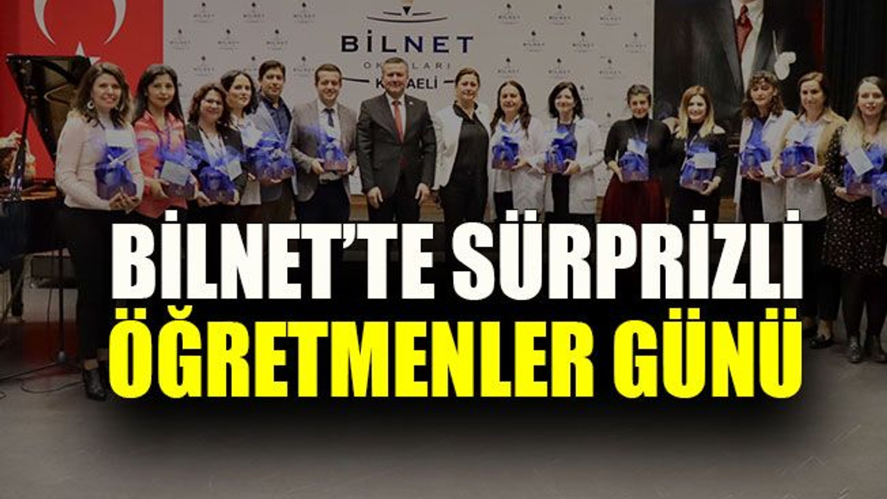 BİLNET’te sürprizli Öğretmenler Günü