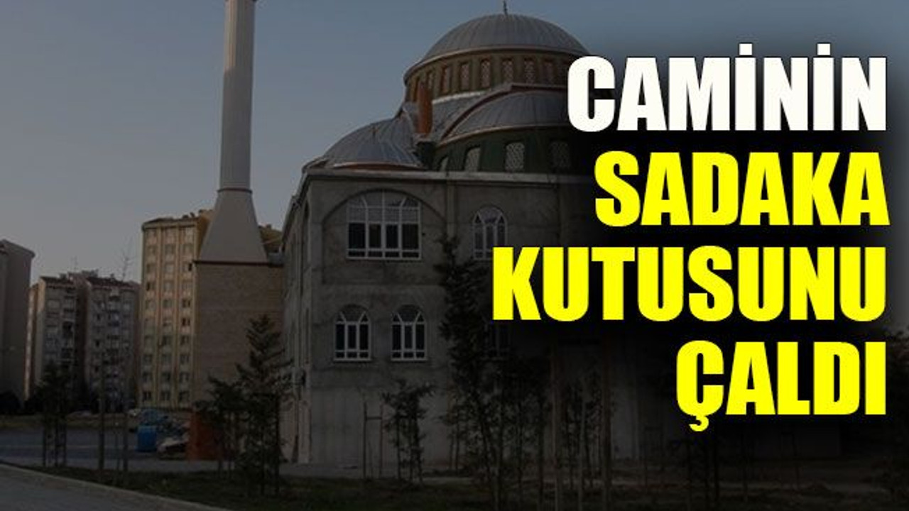 Kocaeli'de caminin sadaka kutusunu çaldı