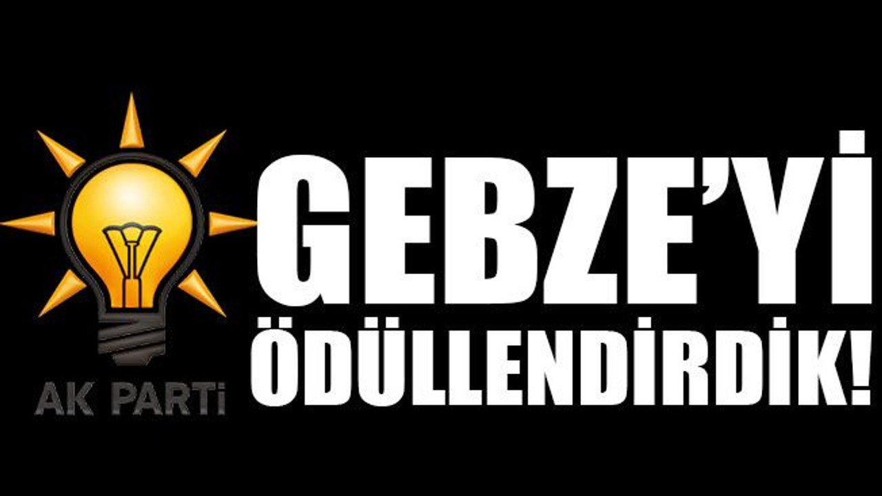 Gebze’yi ödüllendirdik!