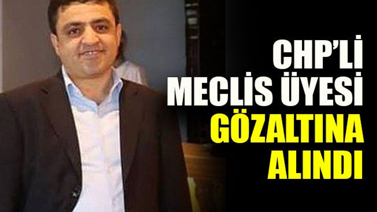 CHP’li meclis üyesi gözaltına alındı