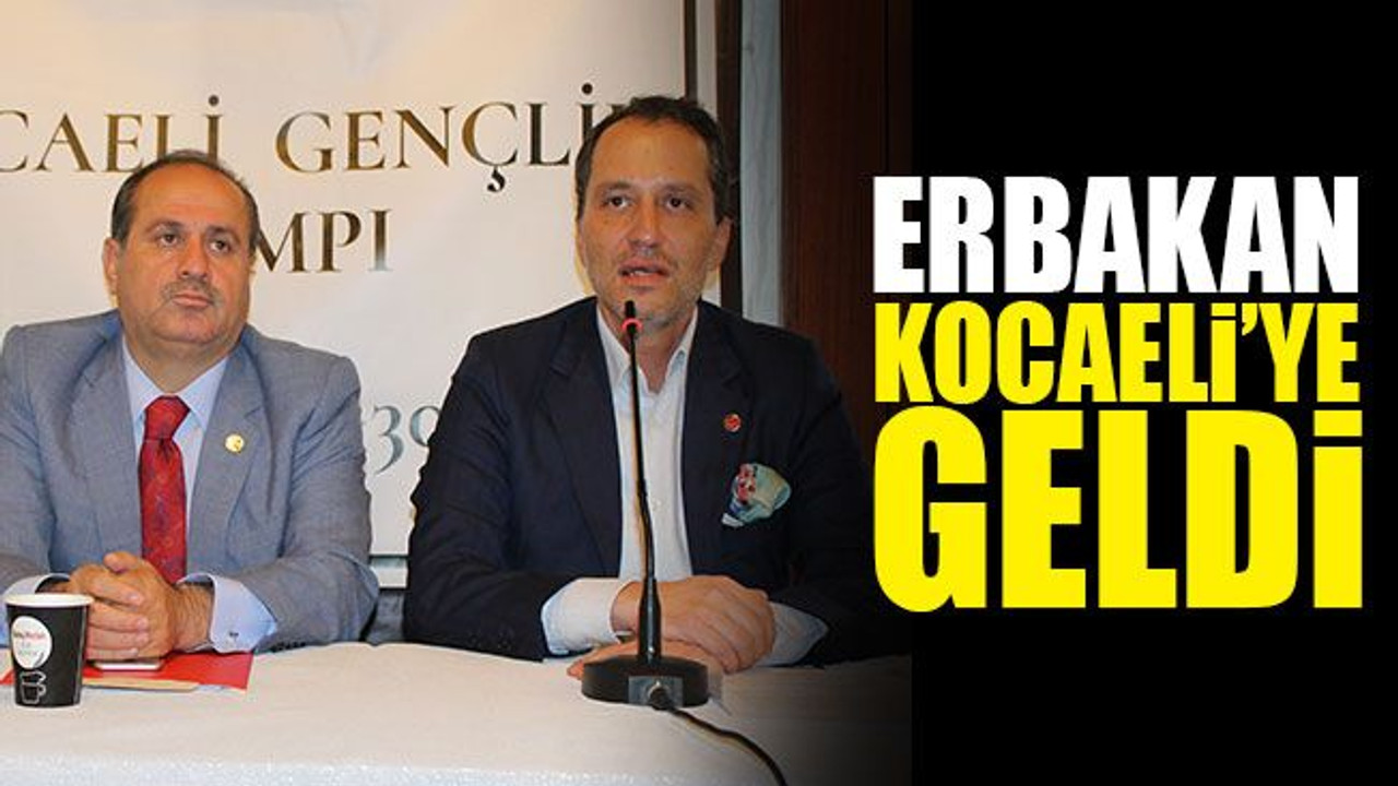Erbakan, Kocaeli’ye geldi