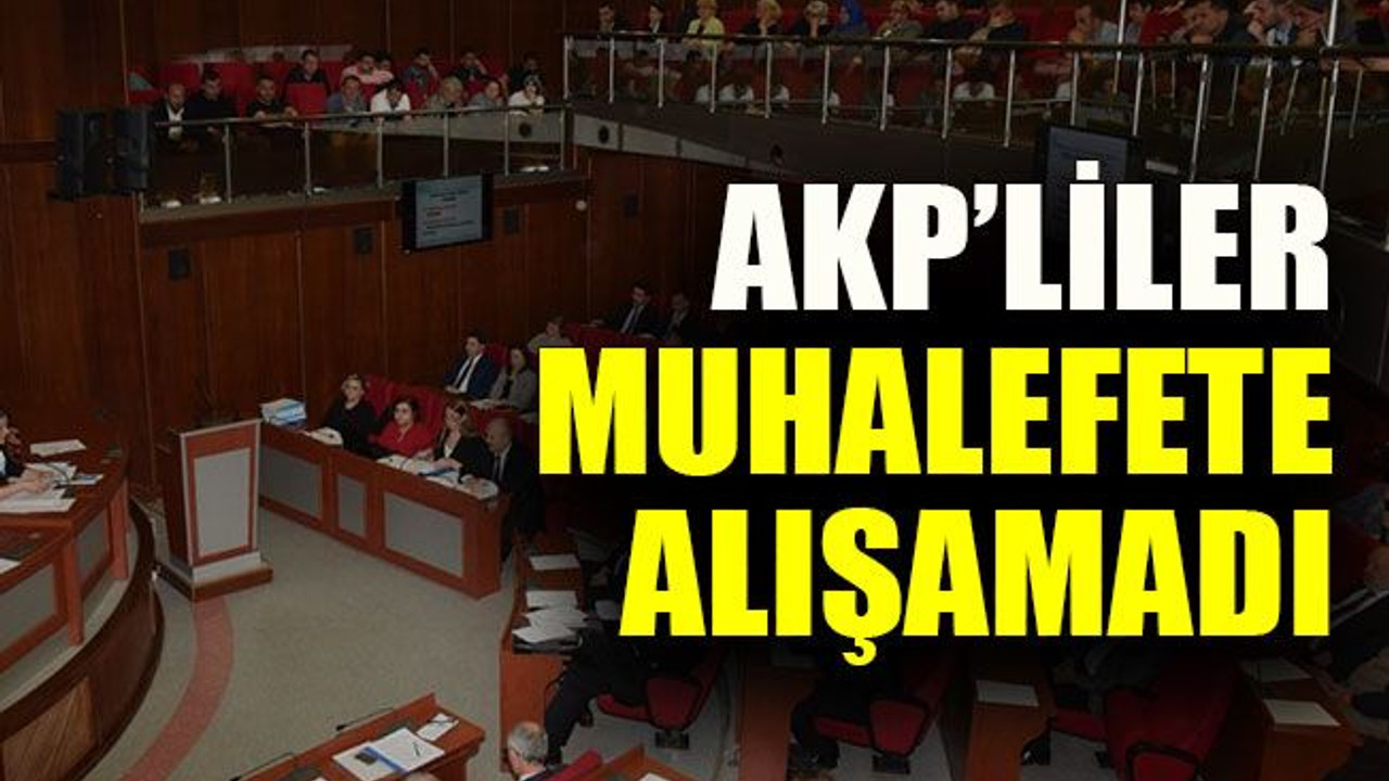 "AKP’liler muhalefete alışamadı"