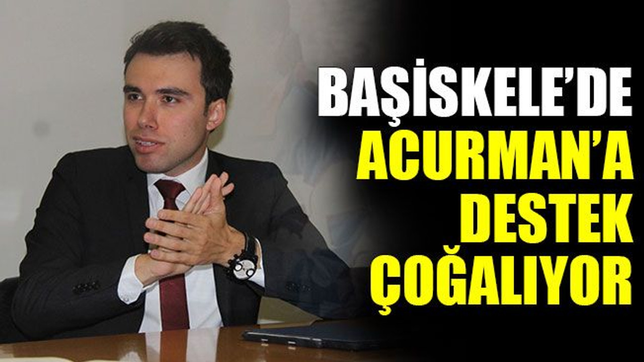 Başiskele’de Acurman’a destek çoğalıyor