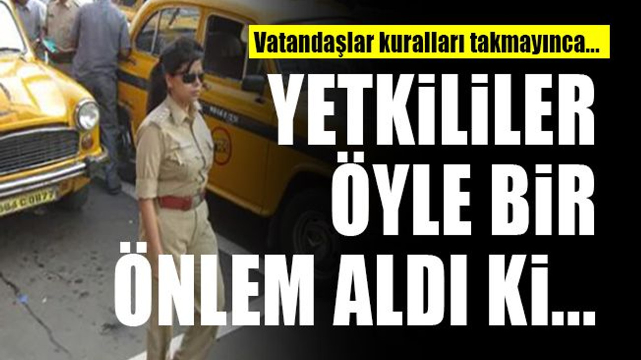 Hindistan'tan trafik kurallarına uymayanlara 'cansız manken'li önlem