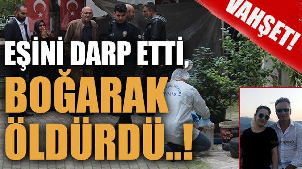 Kocaeli’de VAHŞET! Eşini darp etti, boğarak öldürdü..!