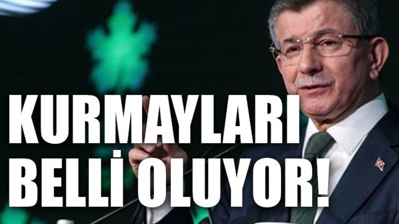 Kurmayları belli oluyor!