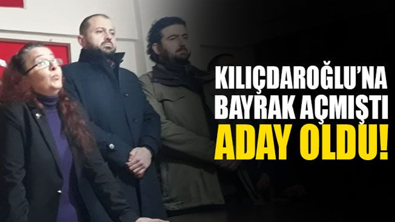 Kılıçdaroğlu’na bayrak açmıştı, istifa ettiği koltuğa aday oldu!