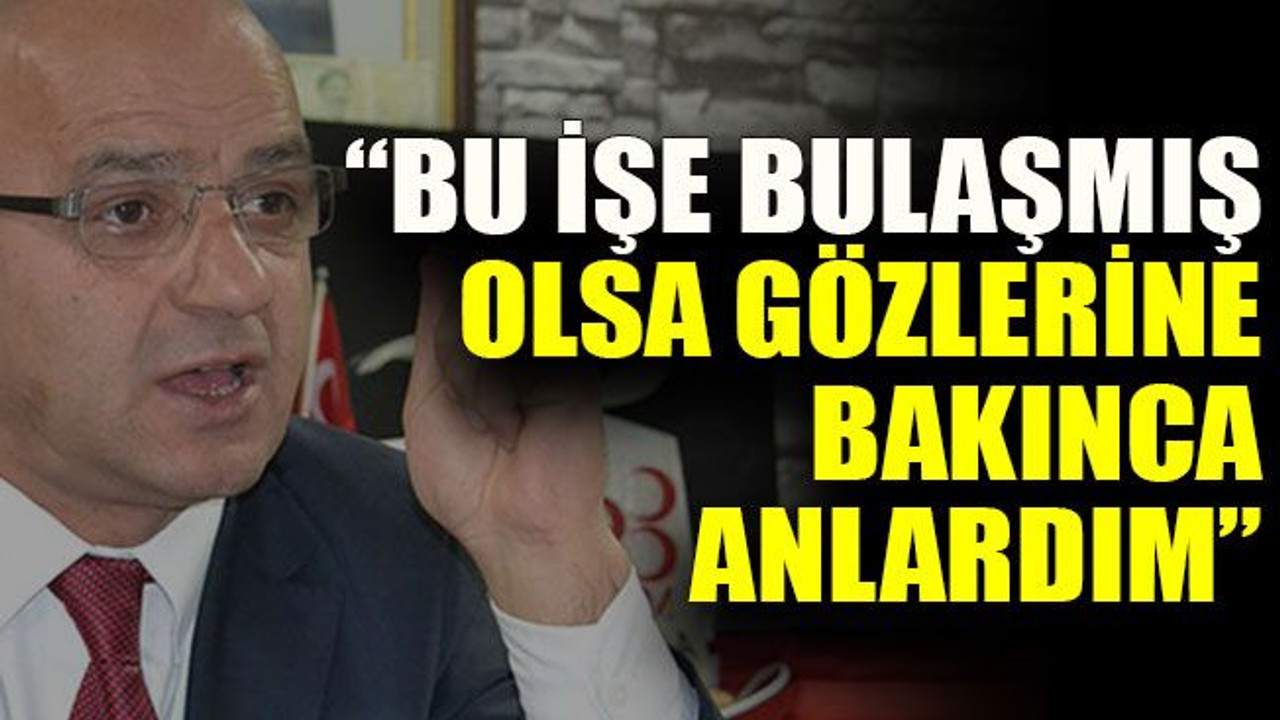 Başkanın gözlerine bakıp rüşvet almadığını anlamış