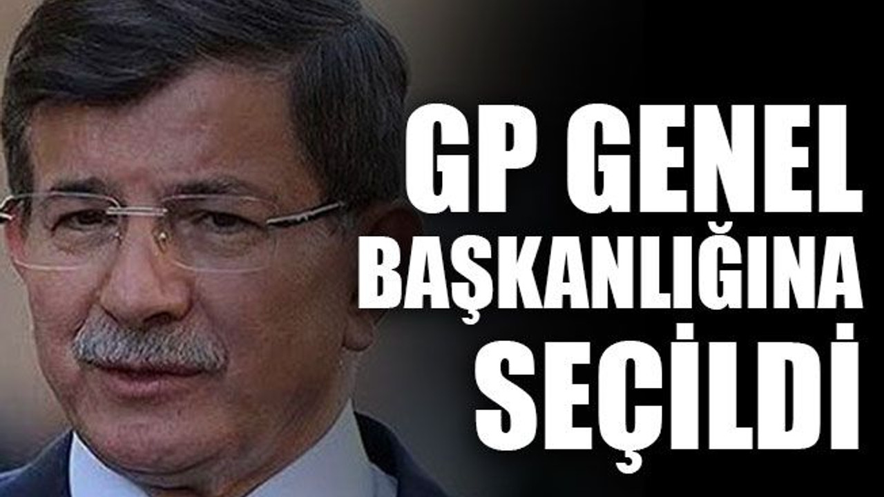 GP genel başkanlığına seçildi