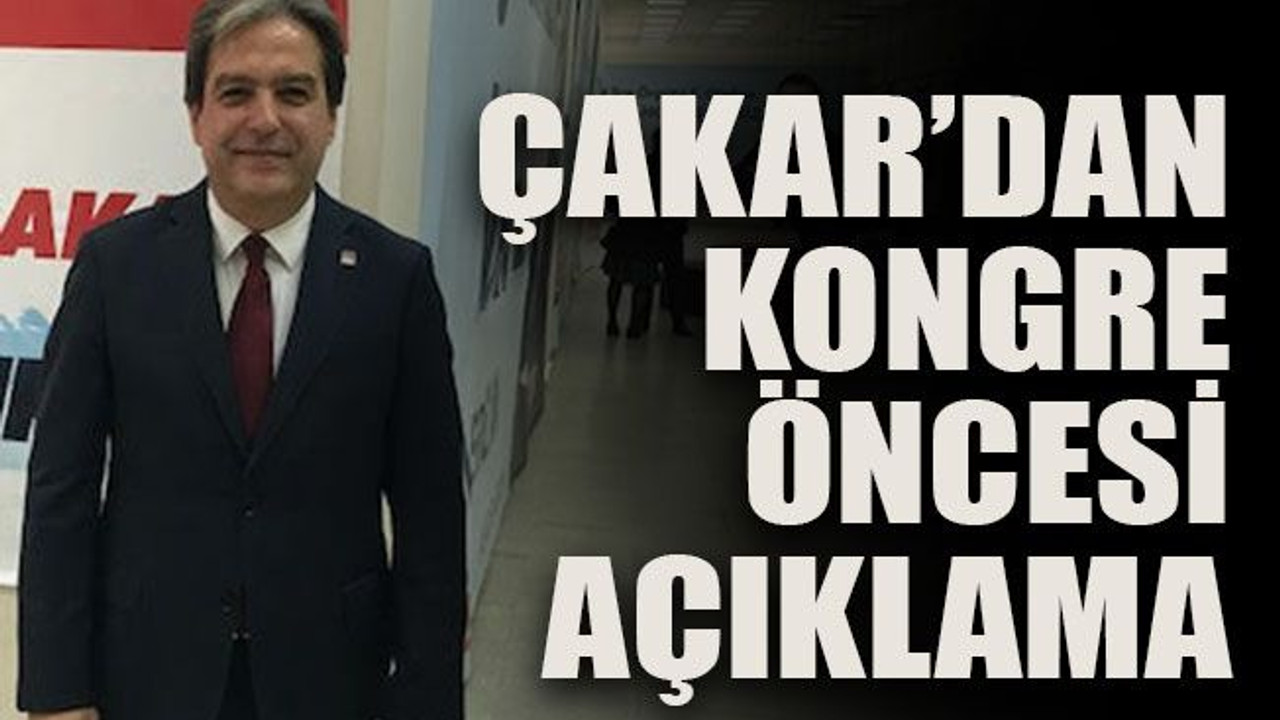 Rakibine başarılar diledi... Çakar’dan kongre öncesi açıklama