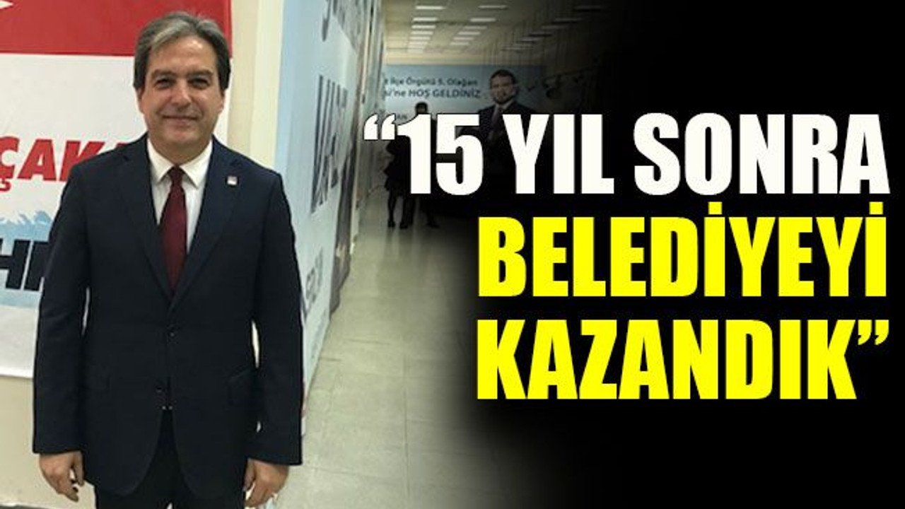Çakar’dan belediyeyi kazandık vurgusu