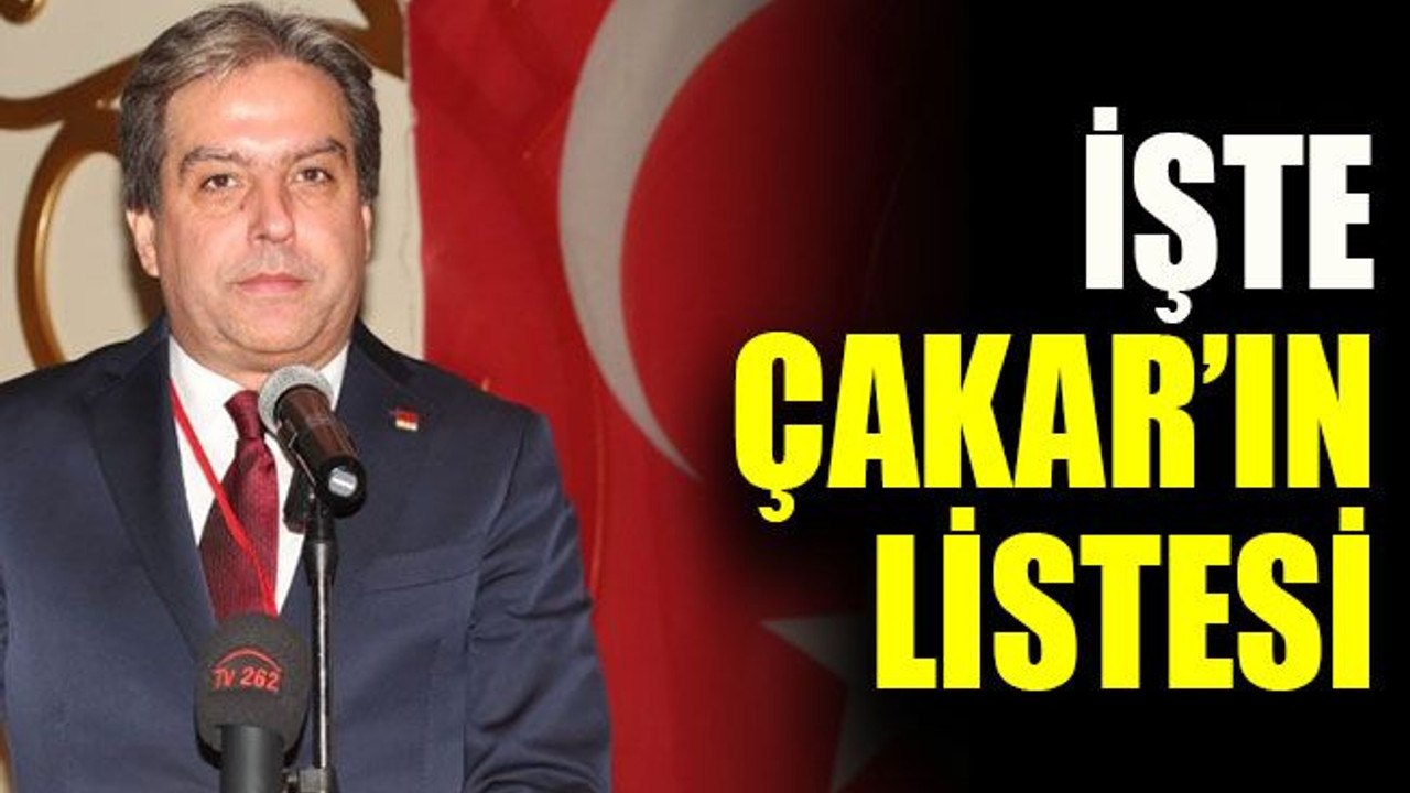 İşte Hakan Çakar'ın yönetimi!