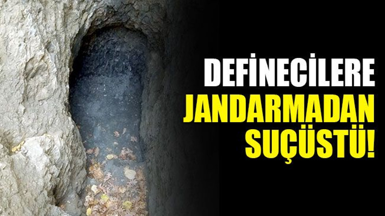 Definecilere jandarmadan suçüstü!