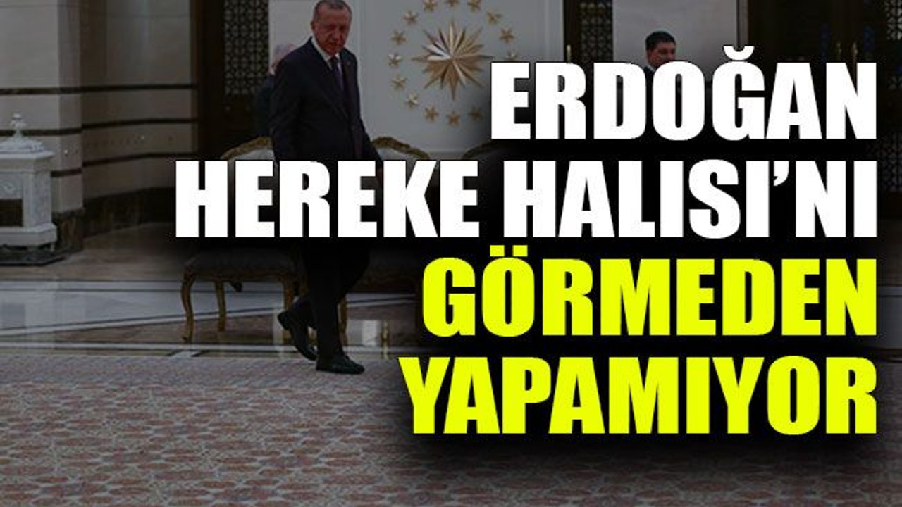 Erdoğan Hereke Halısı’nı görmeden yapamıyor