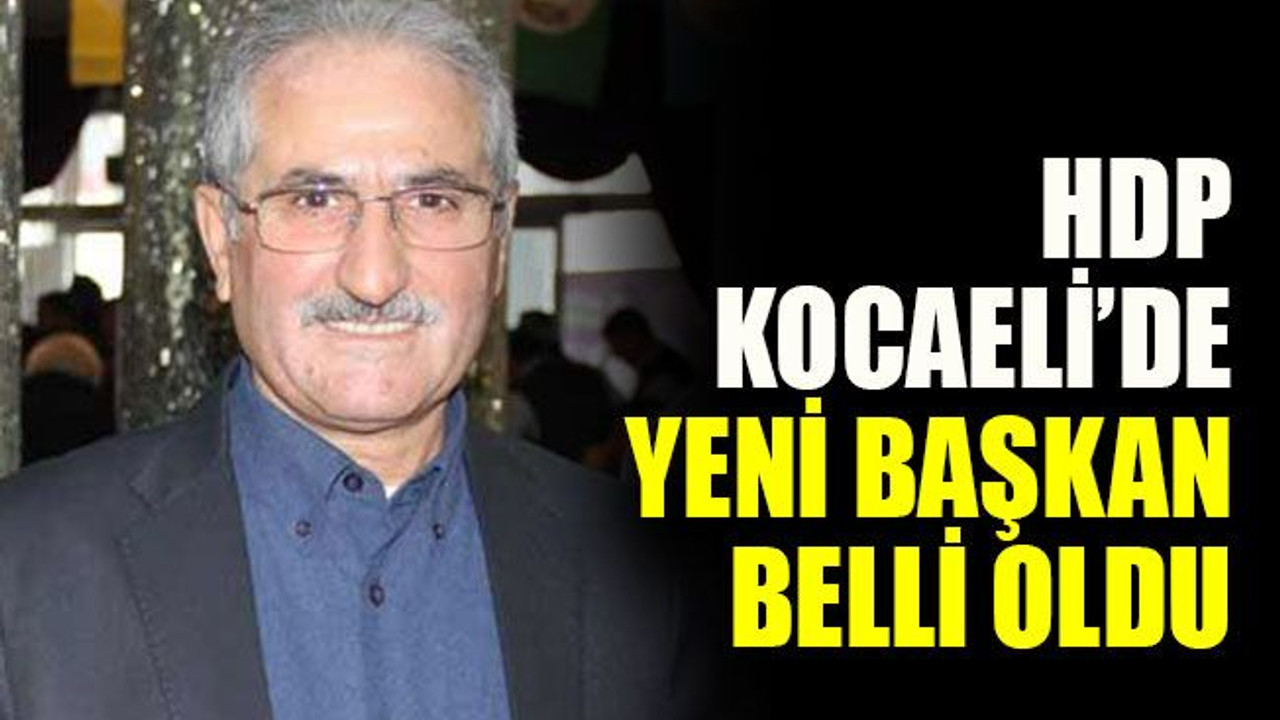 HDP Kocaeli’de yeni başkan belli oldu