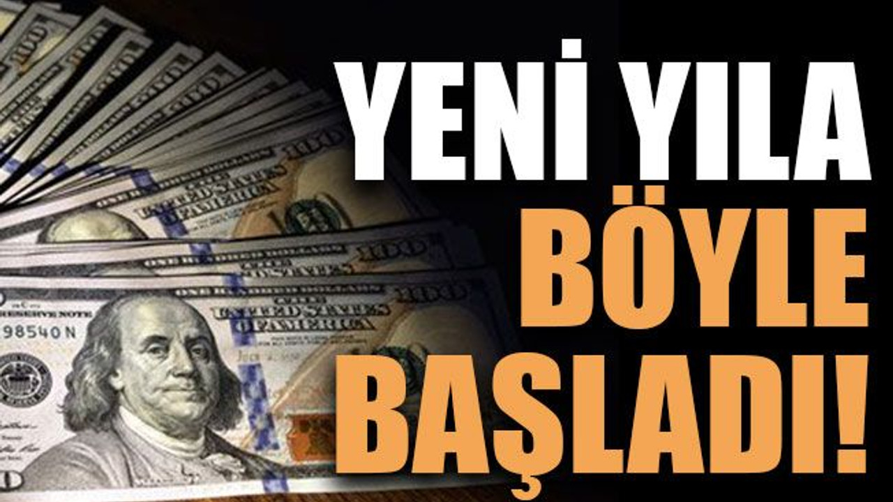 Yeni yıla böyle başladı!