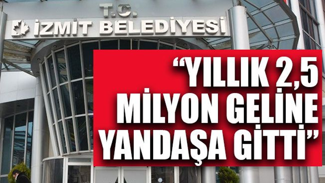 ​​​​​​​Yıllık 2,5 milyon geline, yandaşa gitti