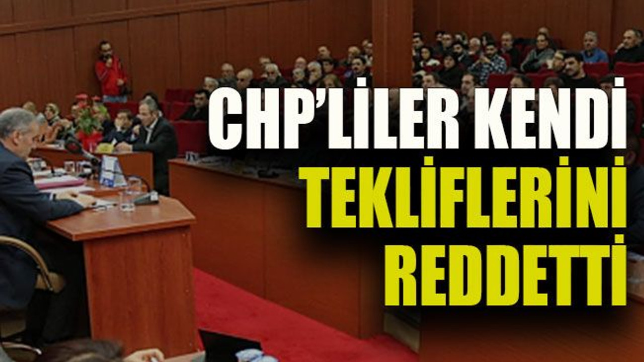 CHP’liler kendi verdikleri ‘Düğün salonları 1 TL olsun’ teklifini reddetti