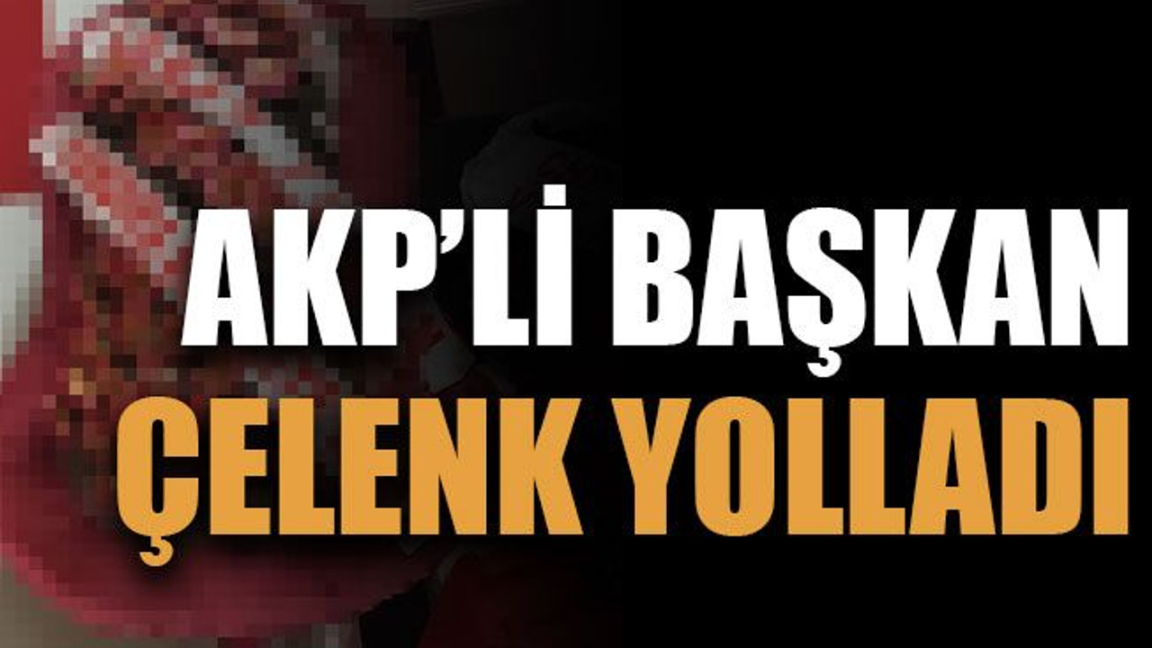 AKP’li başkan çelenk yolladı