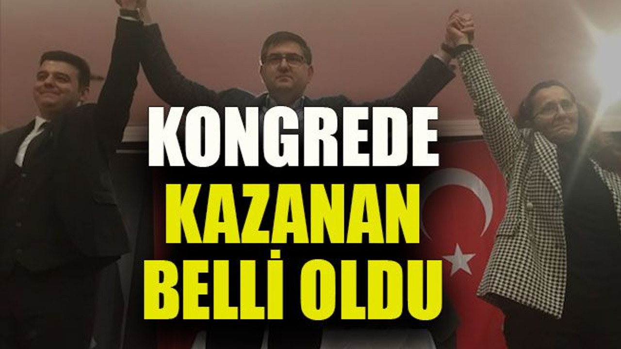 Kongrede kazanan belli oldu