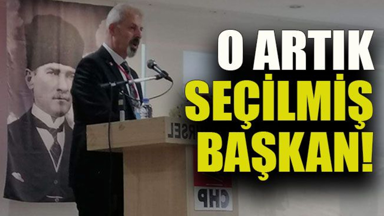 O artık seçilmiş başkan!