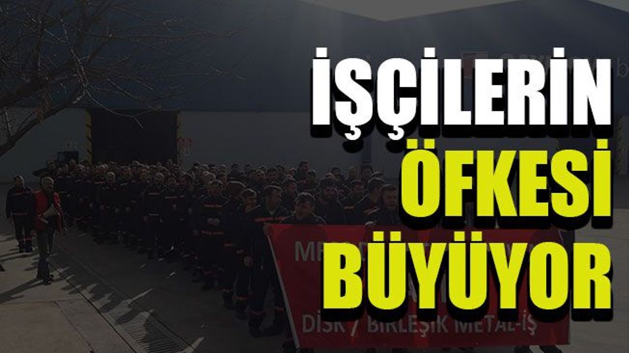 Kocaeli’de ki işçiler MESS’e öfkeli