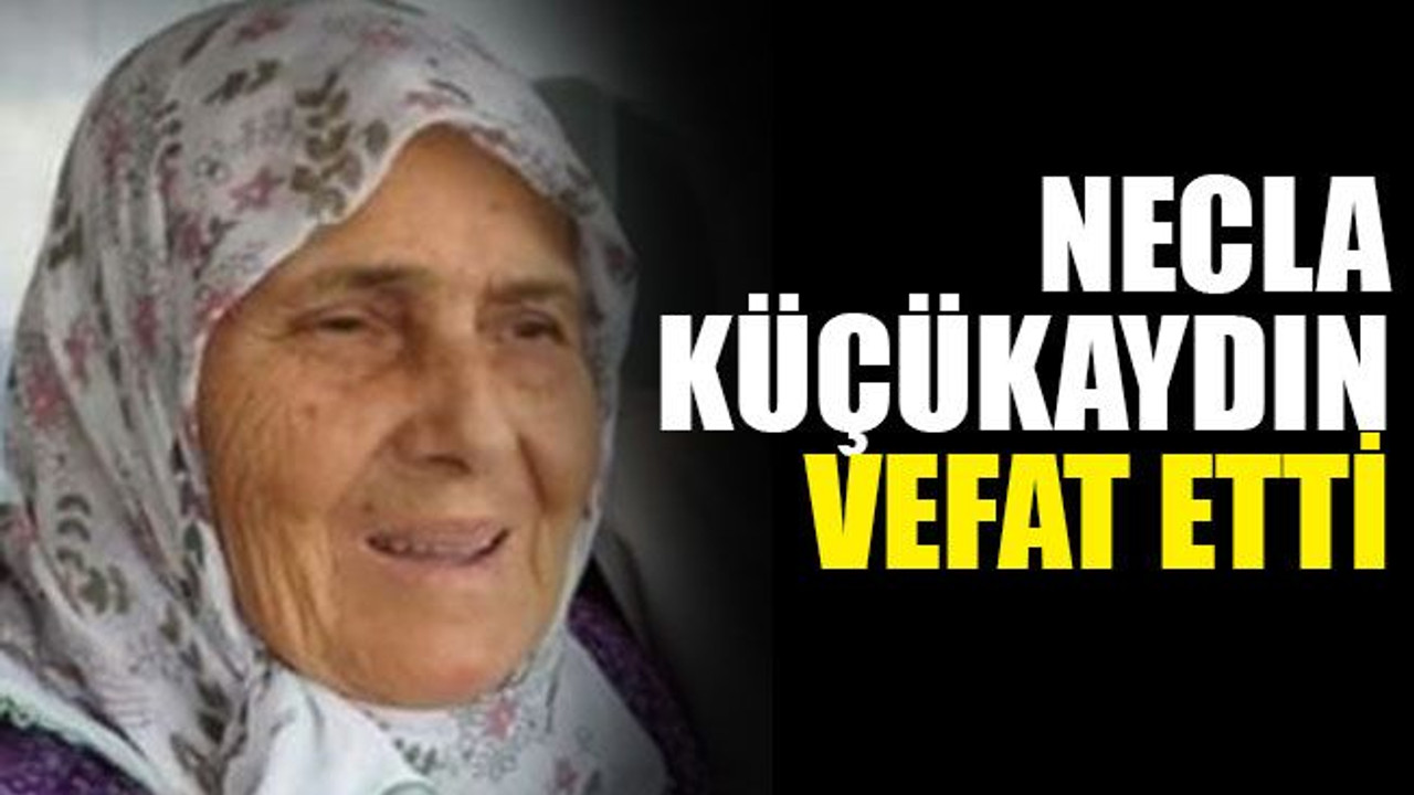 Necla Küçükaydın vefat etti
