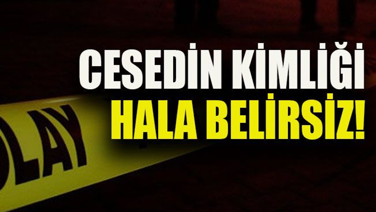 Cesedin kimliği hala belirsiz!