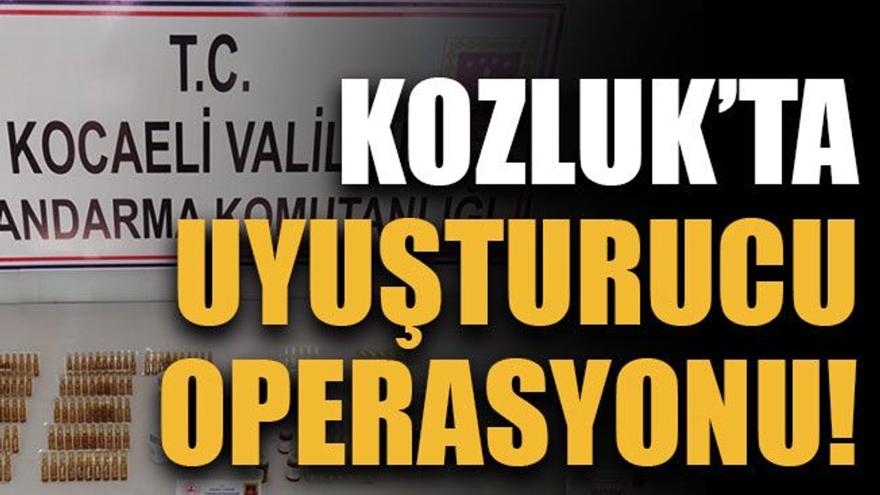 Kozluk’ta uyuşturucu operasyonu!