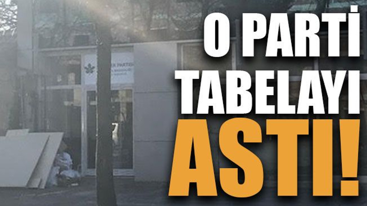 O parti tabelayı astı!