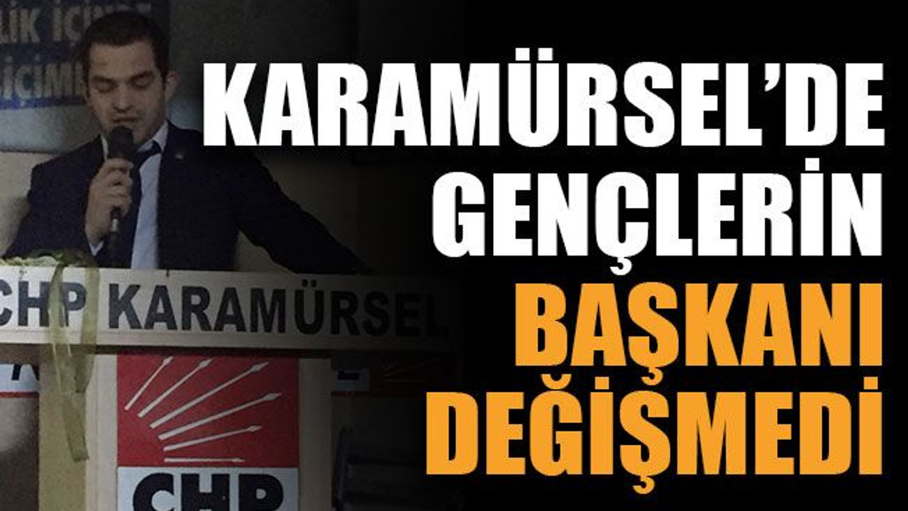 Karamürsel’de gençlerin başkanı değişmedi