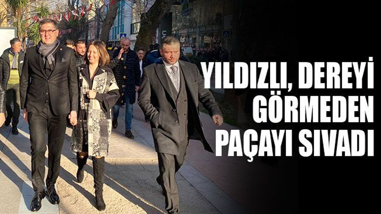 Yıldızlı, dereyi görmeden paçayı sıvadı