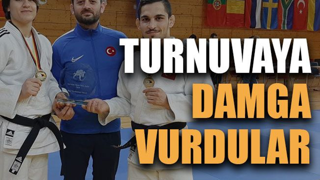 Turnuvaya damga vurdular