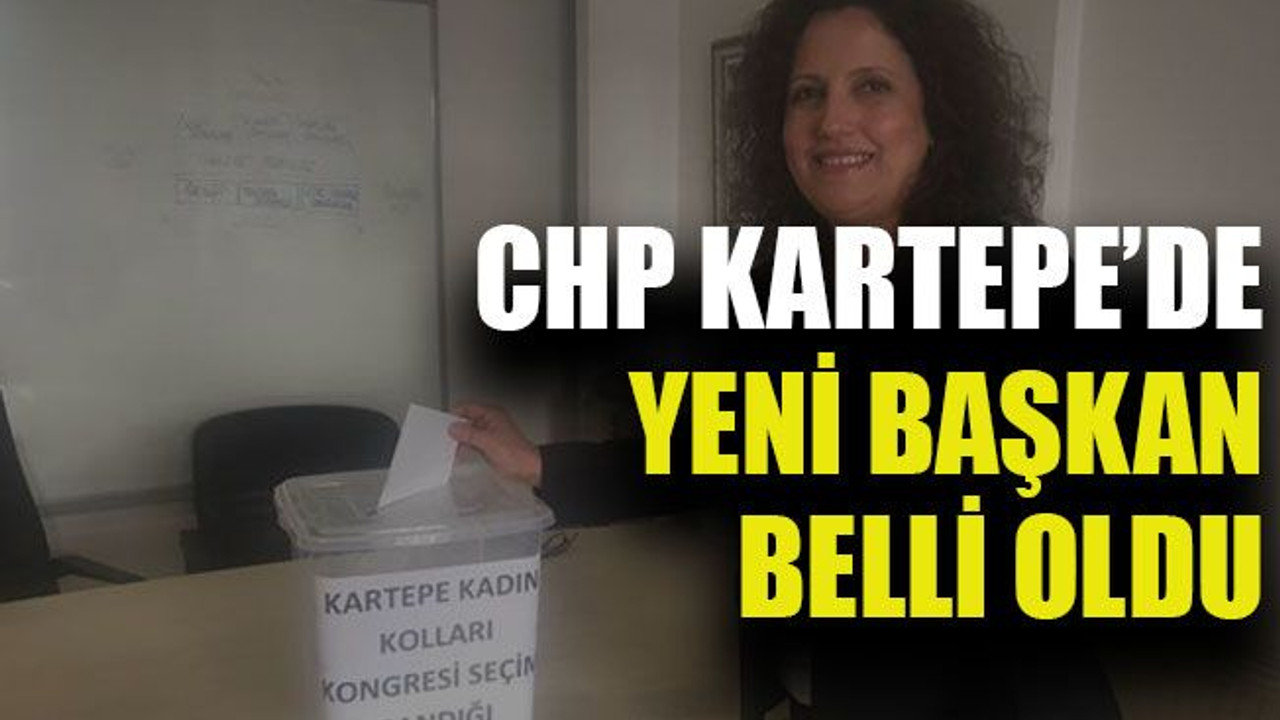 CHP Kartepe’de yeni başkan belli oldu