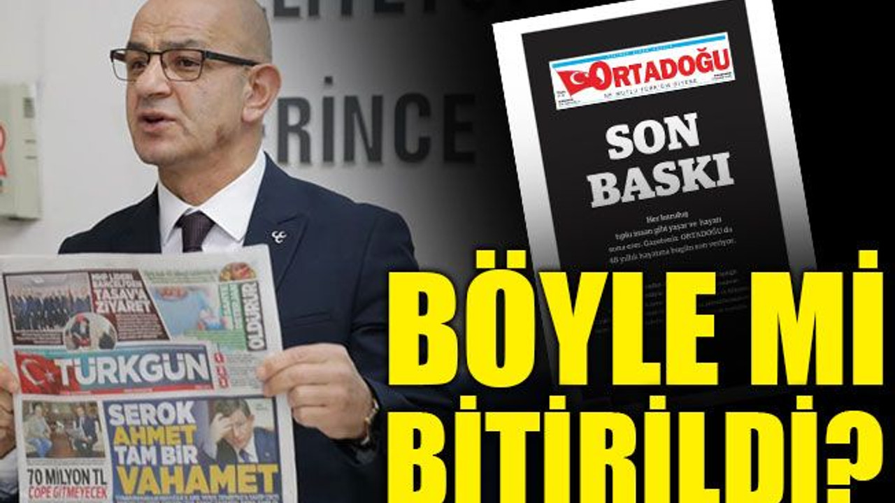 Türkeş’in adını koyduğu 48 yıllık gazete böyle mi bitirildi?