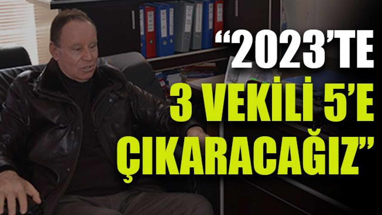 Erenkaya: “2023’te 3 vekili 5’e çıkaracağız”