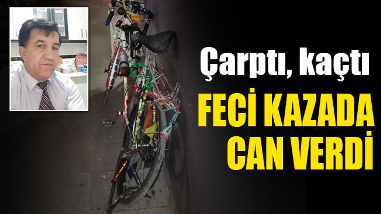 Otomobilin çarptığı bisikletli hayatını kaybetti... Sürücü kaçtı!
